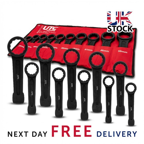 10pc slogging ring spanner set - ring,