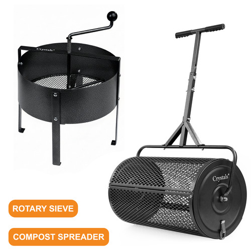Steel compost spreader roller - compost,