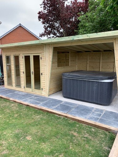 Summer house hot - house, combi