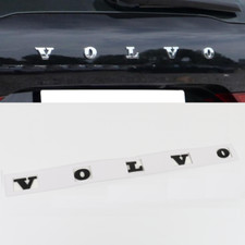 1PCS For Volvo Rear Logo Emblems Ornaments XC 60 90 S V plastics matte black