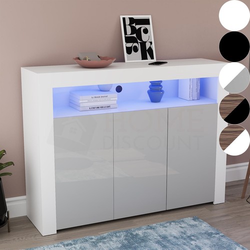 Led sideboard high gloss - led,