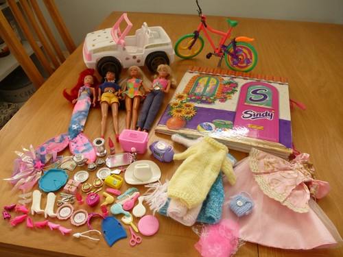 Barbie bundle sindy ariel jeep - barbie,