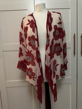 Stunningly Beautiful Chesca Silk Kimono Shrug Wrap Jacket Size 3 (approx 20-22)