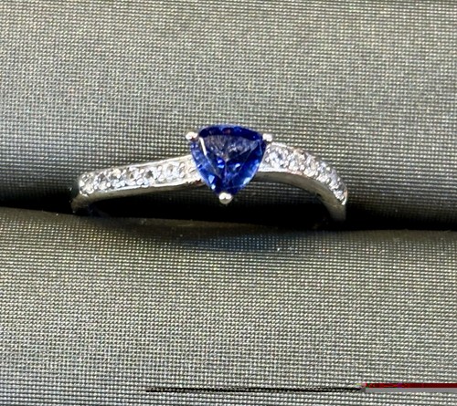 Sterling silver tanzanite - sterling, ring