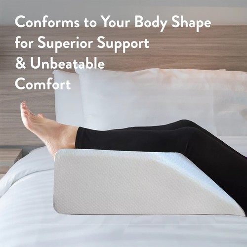 Leg elevating pillow wedge - pillow,