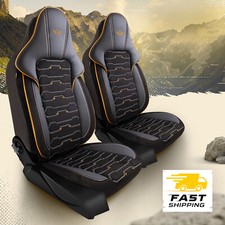 TAILORED SEAT COVERS For FIAT DUCATO CAMPERVAN 2014 - 2025 LEATHER & JACQUARD