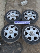 5x100 VW Bora Sport Alloy Wheels 5x100 Made By BBS 1J0 601 025 AH + Tyres + Caps