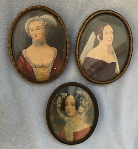 Antique painted portrait - antique,