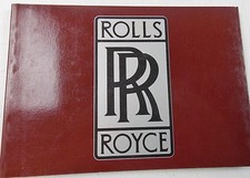1980 ROLLS ROYCE HISTORY BOOK 4"X6" ITALIAN BOOKLET SILVER GHOST CLOUD PHANTOM