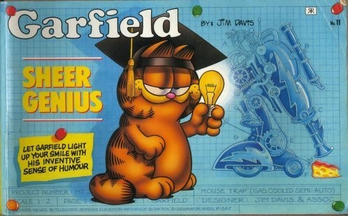 Garfield sheer genius - garfield,