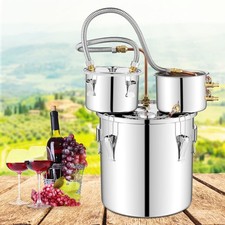 3 Pots 22L Stainless Steel Water Alcohol Distiller Moonshine Still Distiller