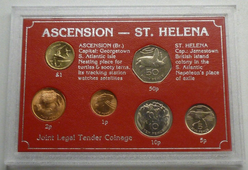 Ascension helena 6 coin - helena, 6-coin