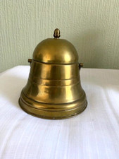 Vintage Brass Bell Storage Jar Mid 20th Century