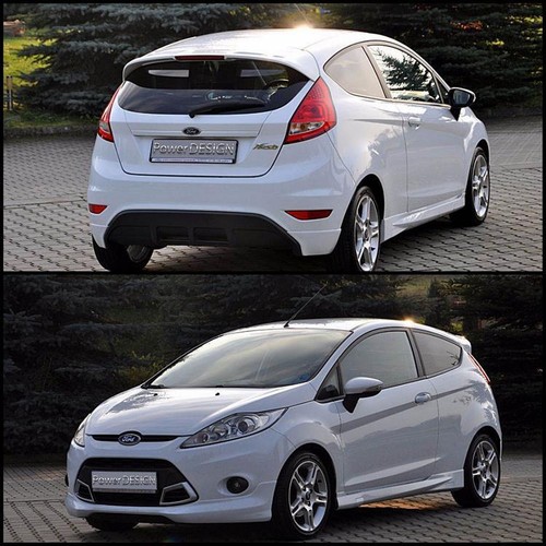 Front rear bumper spoiler - front,