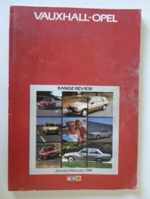VAUXHALL OPEL orig 1984 UK Mkt