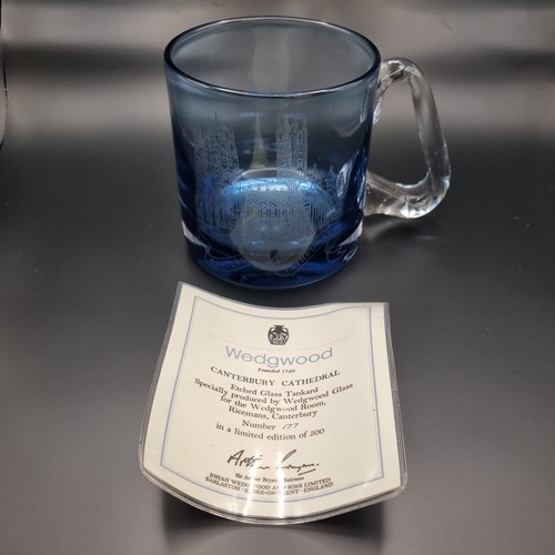 Wedgwood blue crystal glass - wedgwood,