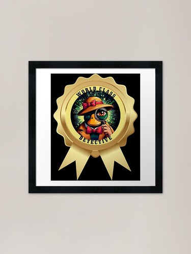 World class detective badge - class,