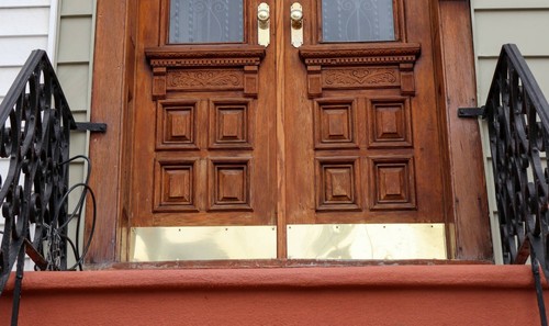 Door kick plate repair - door,