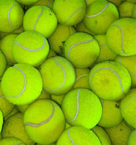 Used tennis balls - 15, or