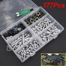 Silver Fairing Bolts Screws