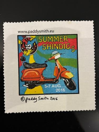 Scooter rally patch - scooter, paddy