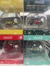 M2 Machines 2025 Coca Cola Christmas Ornament Set Of  4