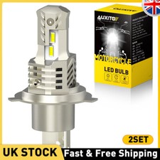 2PCS For Motorcycle H4 LED