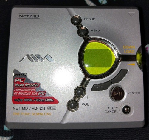 Rare aiwa nx9 net md - am-nx9,