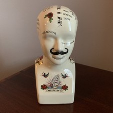Phrenology Head Tattoo Design