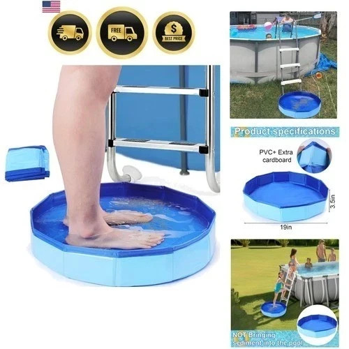 Portable pvc foldable foot - pvc,