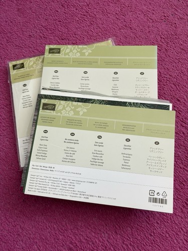 Stampin paper pads - stampin, up