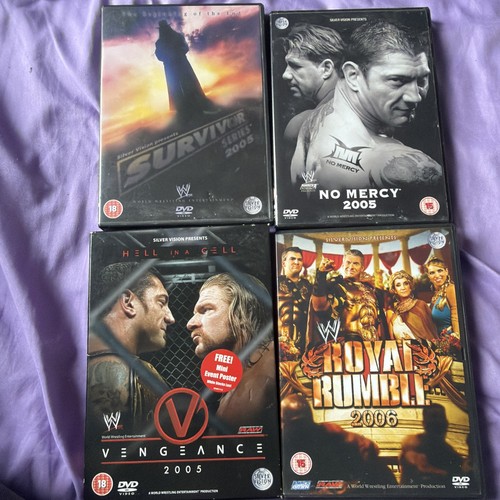 Wrestling dvd bundles 4 dvds - dvd,