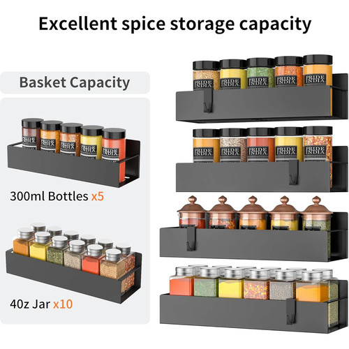 Pcs magnetic spice - magnetic, rack
