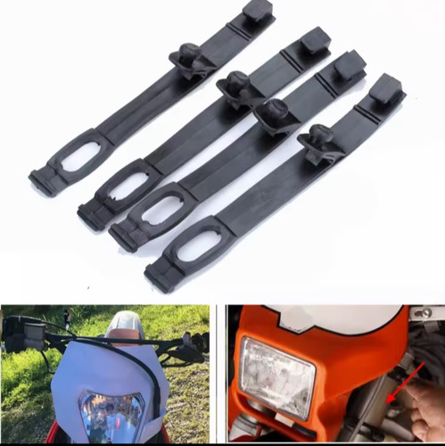 Headlight rubber straps ktm - straps,