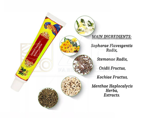 Herbal cream soothes - cream,