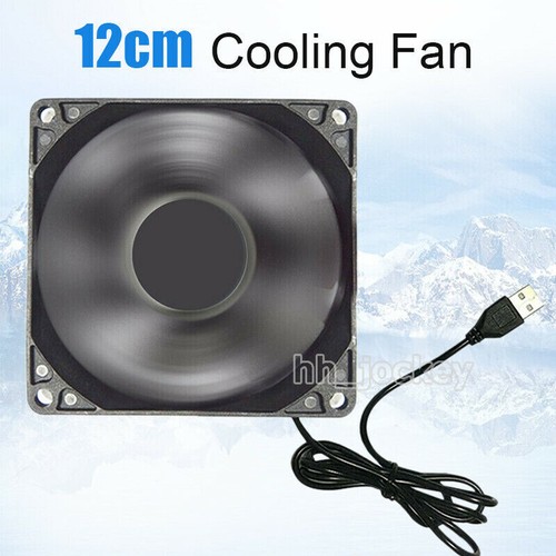 12cm usb cooler black - 12cm, 5v