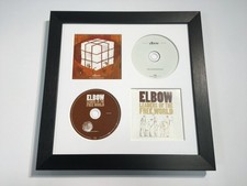 CD / Music Album Cover Memoribilia Frame Black With 4 Mount Colours To Choose