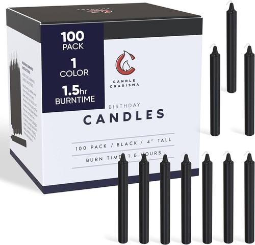 Candle charisma 100 - 100, black