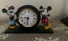 Vintage Mickey & Minnie Mantel Clock