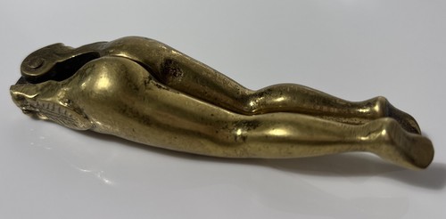 Vintage solid brass ladies - brass,