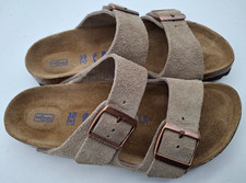 Birkenstock Taupe suede, soft