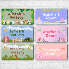 Personalised Kids Door Sign