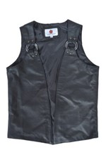 Mens Genuine Leather Bar Vest