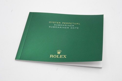 Rolex submariner date booklet - rolex,