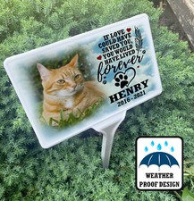 Cat Grave marker, Personalised