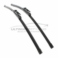 Front Windscreen Wiper Blades Set BMW 5 Series E60 Saloon 2003-2010 Exact Fit