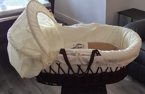 Wicker baby moses basket - baby, basket.