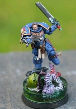 Lieutenant Titus Warhammer 40K Space Marine 2 and Pro painted