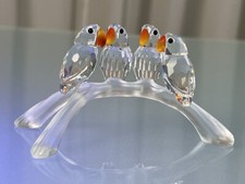 Swarovski Figurine 199123 Lovebirds 10,5 Format. Top