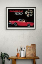Sunbeam Tiger Fine Art Style Framed Print 37x27" (A1)